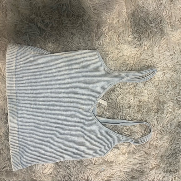Tops - Striped Blue Women's Top